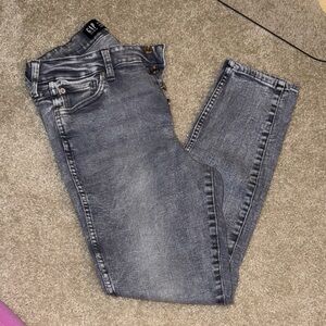 GAP Charcoal Denim High Rise Jeans